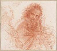 H 062
<br/>
De apostelen Petrus en Paulus, halffiguren
<br/>
<em>Guercino (1591-1666)</em>